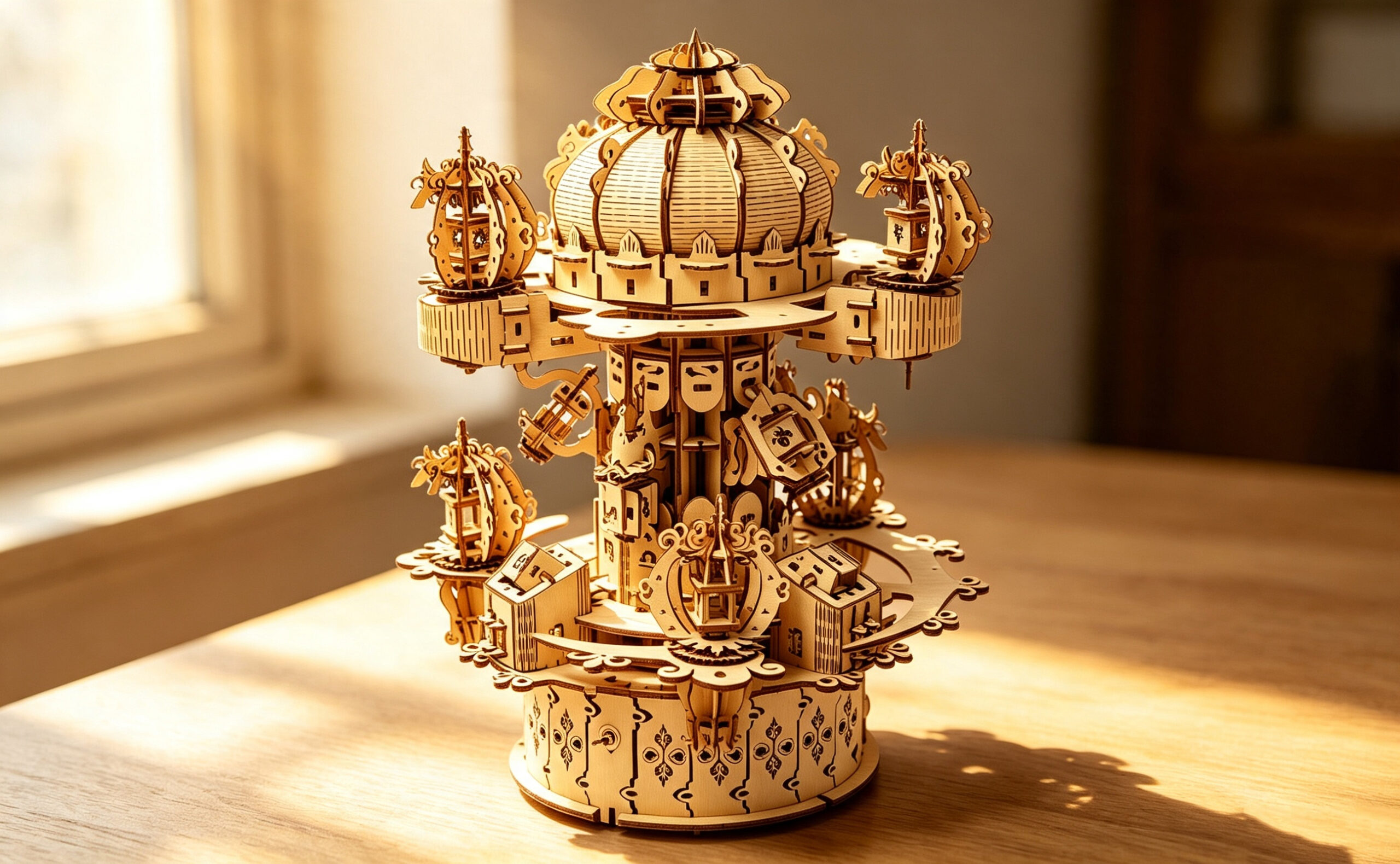 Sky Castle | Rotating Mechanical Music Box