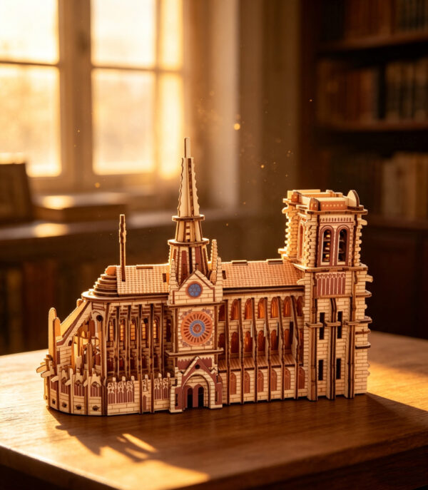 Notre-Dame de Paris Wooden Model