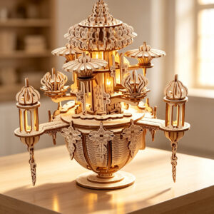Fantasy Tower Wooden Model