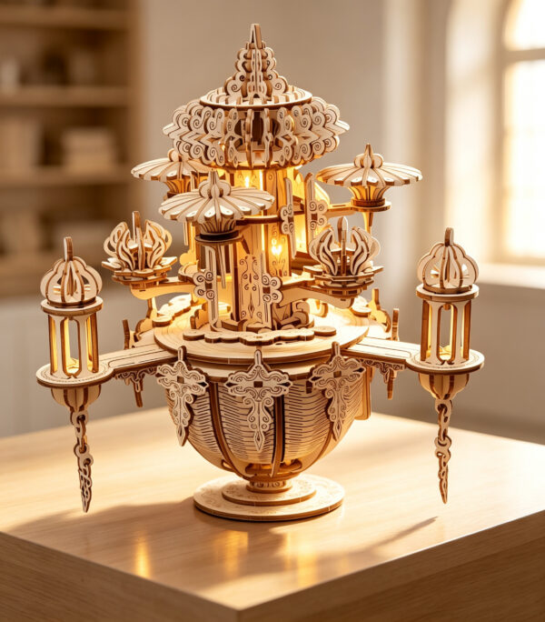 Fantasy Tower Wooden Model
