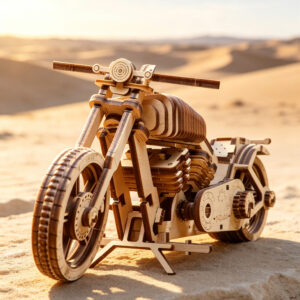 Wooden Motorcycle Model
