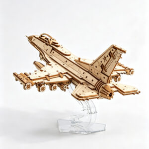 Fighter Jet Wooden Model