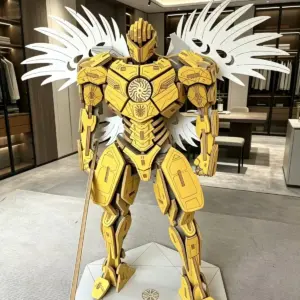 Winged Guardian Wooden Mecha Model Kit